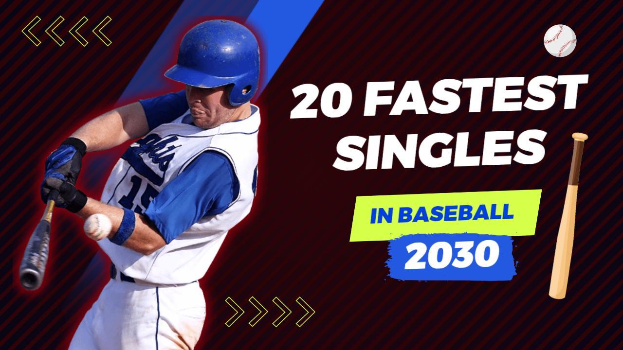 Fastest Singles Highlights Statistics Baseball YouTube Thumbnail Template