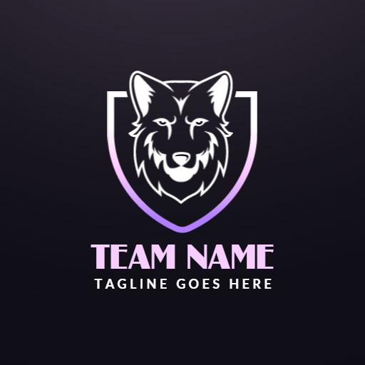Fierce Wolf Design for Competitive Team Spirit Logo Template