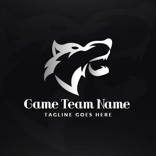 Fierce Wolf Emblem Showcasing Team Spirit and Unity Logo Template