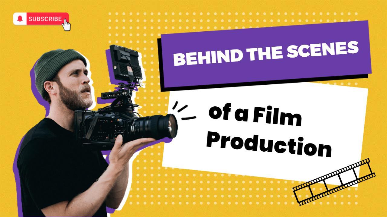 Film Production Setup Behind the Scene YouTube Thumbnail Template