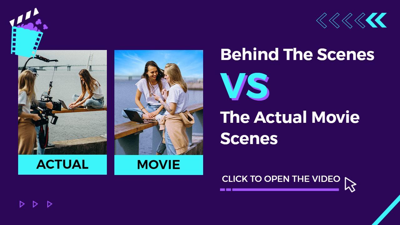 Filmmaking Insights Behind the Scene YouTube Thumbnail Template