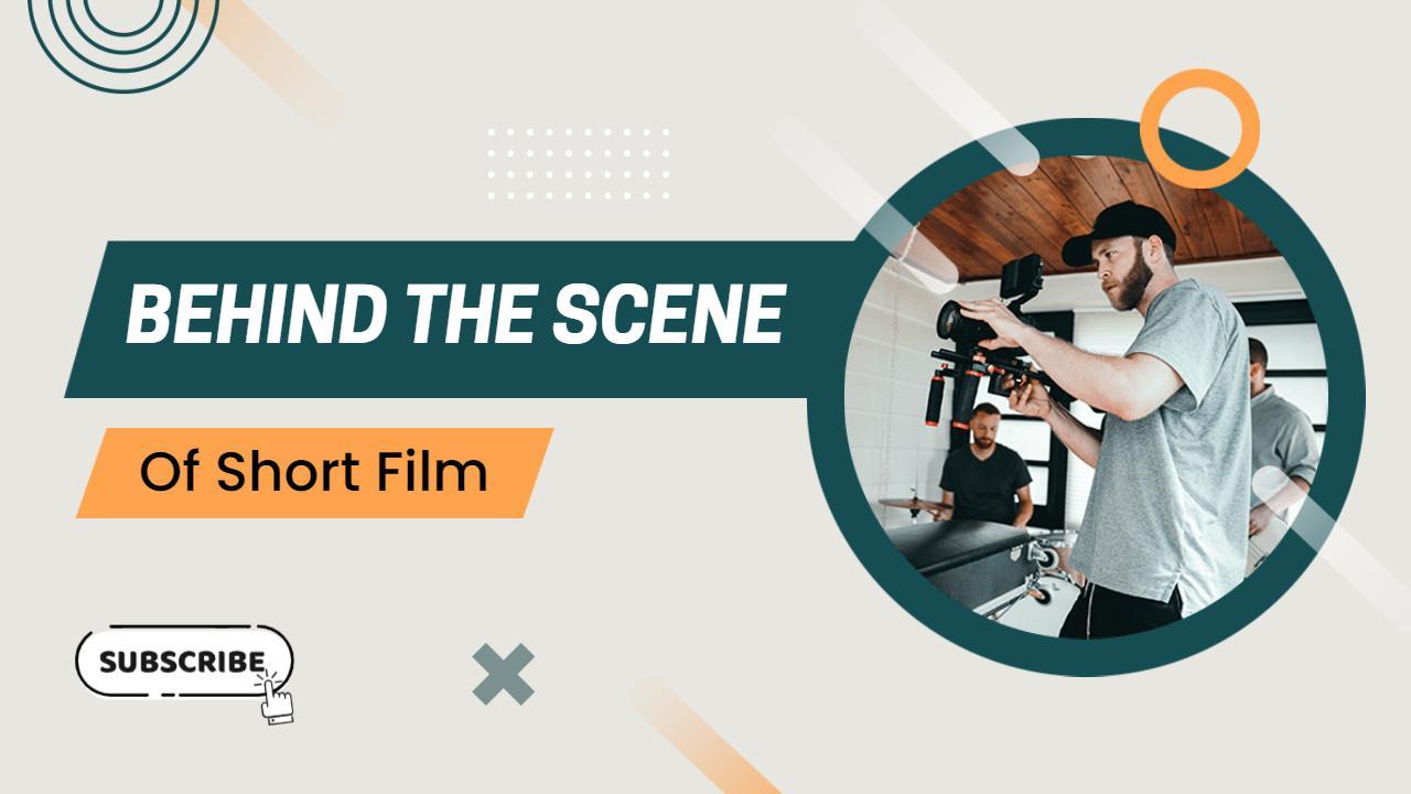 Filmmaking Process Exploration Behind the Scene YouTube Thumbnail Template