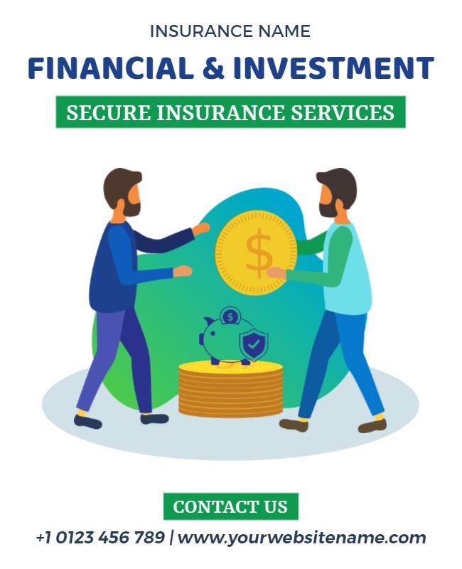 Financial and Investment Services Flyer Template