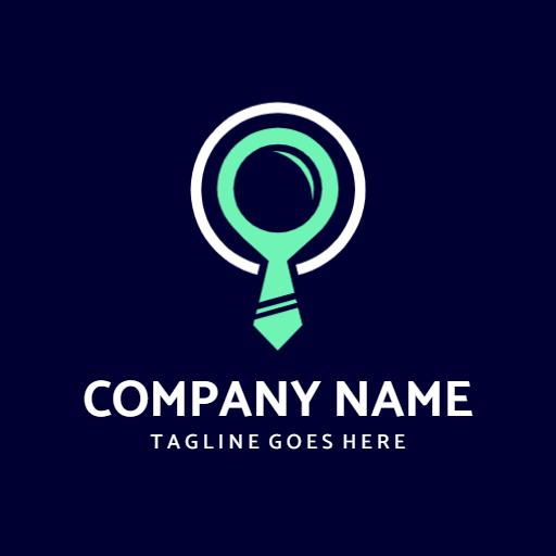 Finding Career Opportunities with Job Search Services Logo Template