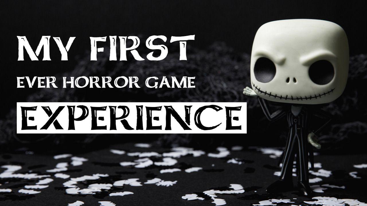 First Horror Game Experience Gaming YouTube Thumbnail Template