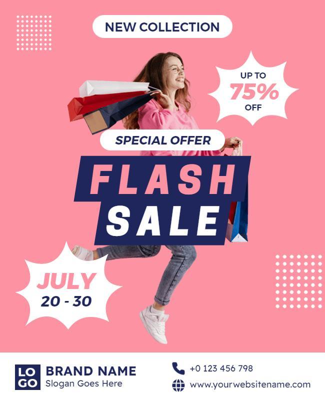 Flash Sale Special Offer Event Flyer Template