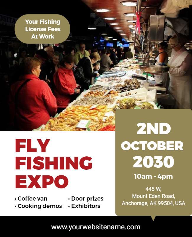 Fly Fishing Expo Event Flyer Template