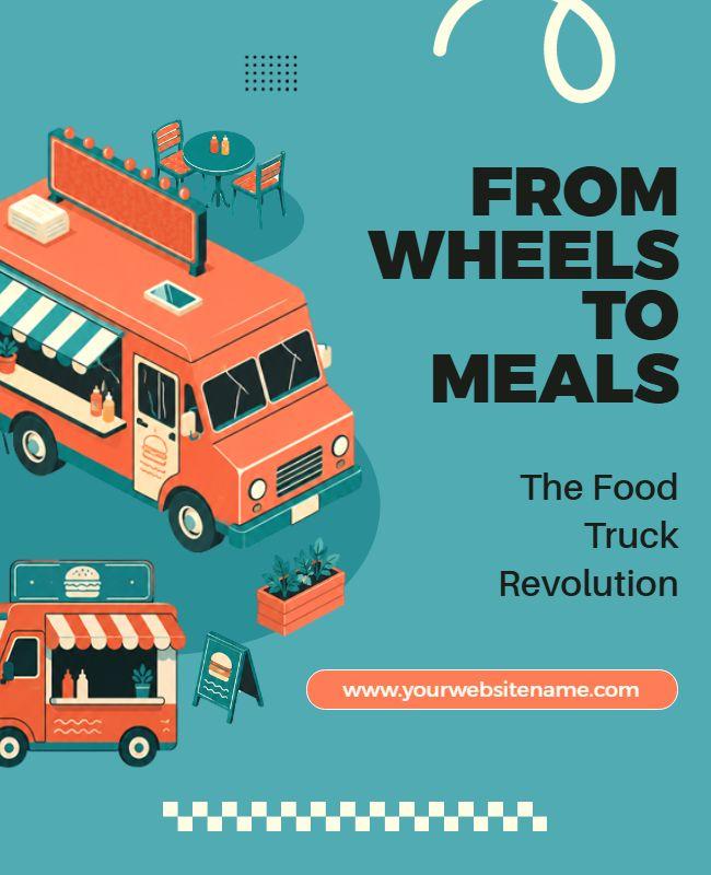 Food Truck Revolution Event Poster Template