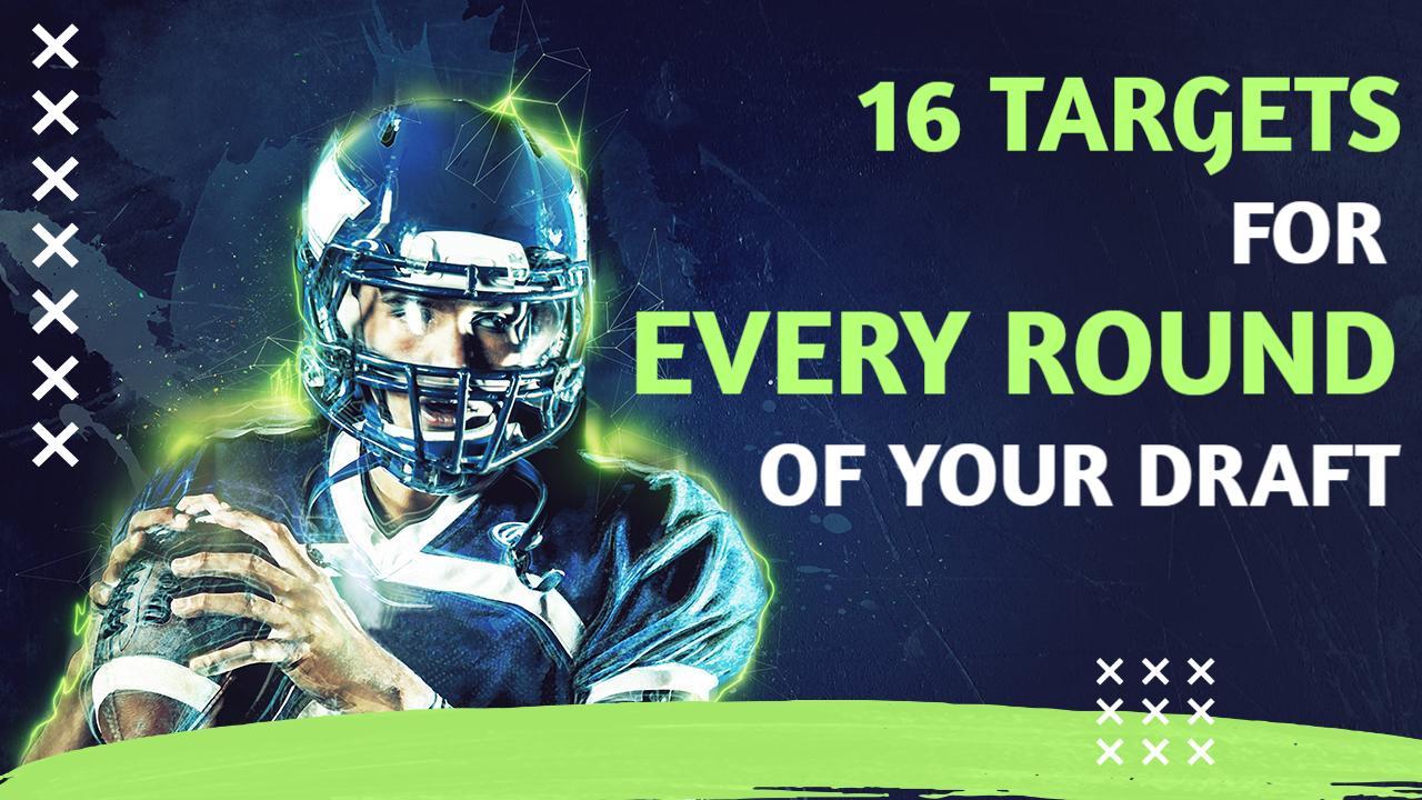 Football Draft Target Strategy YouTube Thumbnail Template