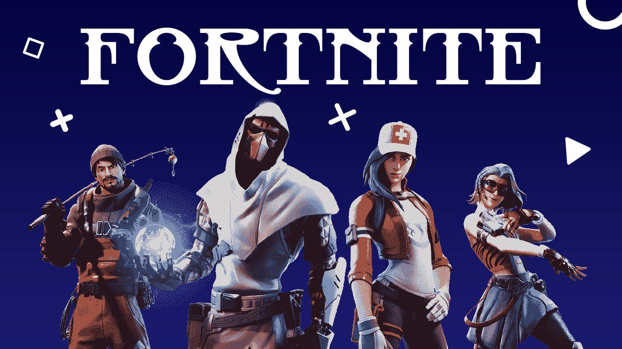 Fortnite Character Showcase Gaming YouTube Thumbnail Template