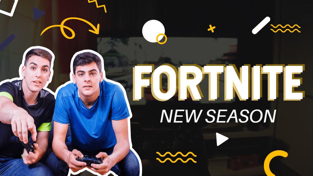 Fortnite New Season Gaming YouTube Thumbnail Template