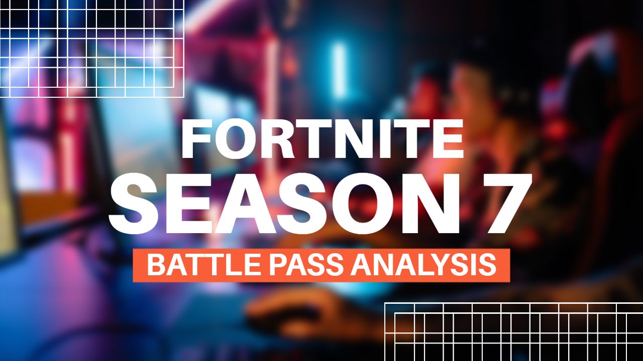 Fortnite Season 7 Battle Pass Gaming YouTube Thumbnail Template