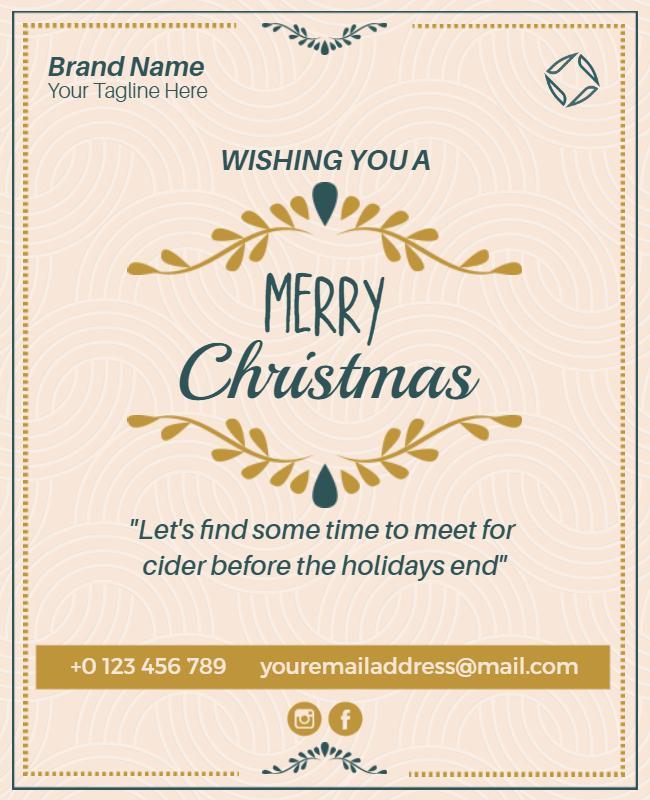 Free Christmas Flyer Design Template