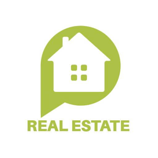 Fresh Green Design Emphasizing Reliable Real Estate Services Logo Template