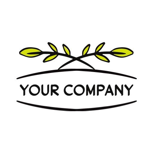 Fresh Green Leaves Symbolizing Eco Friendly Initiatives Logo Template
