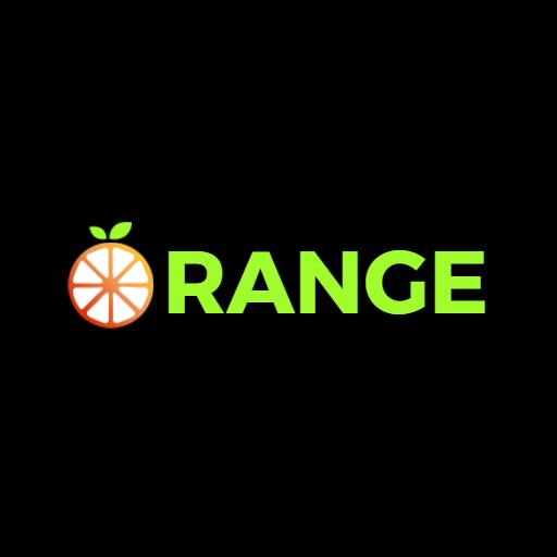 Fresh Orange Slice Imagery Showcasing Fruit Range Logo Template