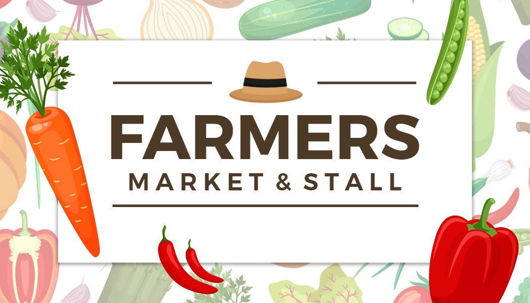 Fresh Vegetable Farmers Market Themed Visiting Card Template