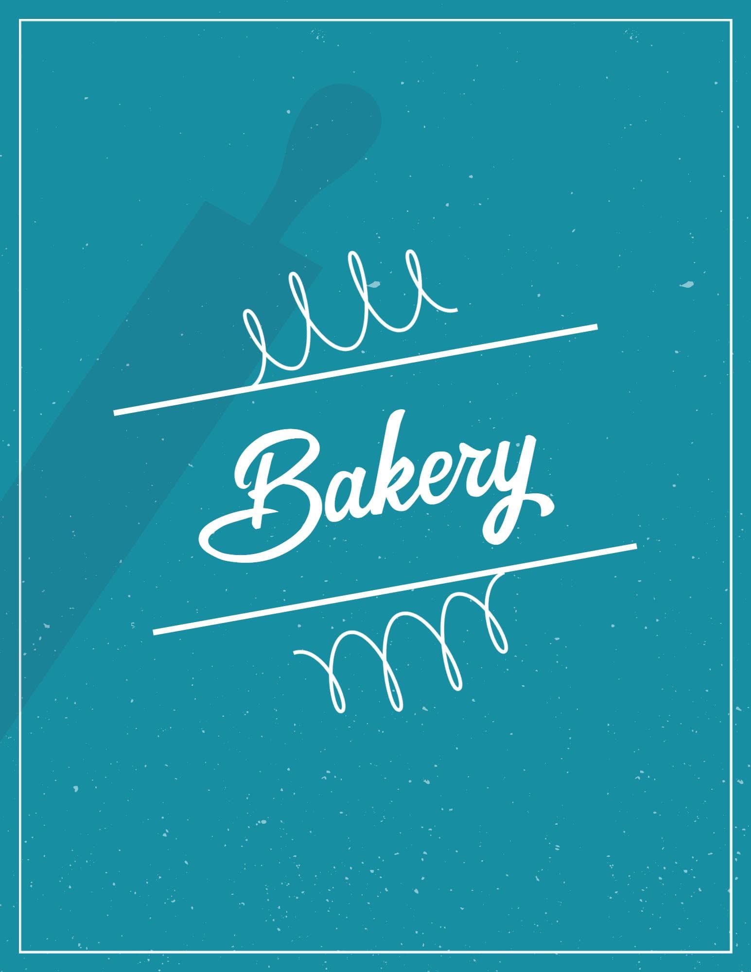 Freshly Baked Baguettes and Cakes for Every Occasion Bakery Menu Template