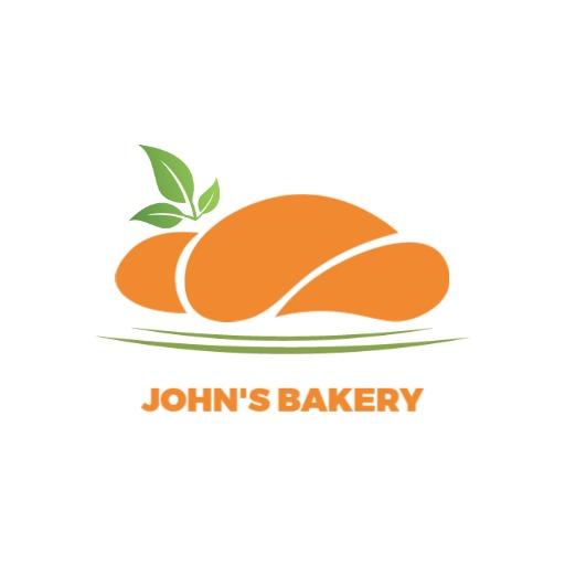 Freshly Baked Croissant Design Showcasing Bakery Delights Logo Template