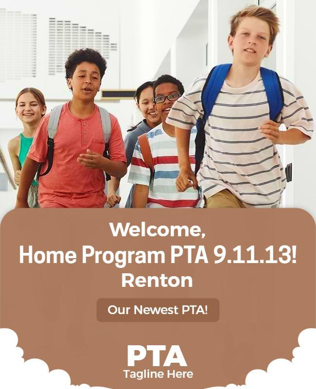 Fun and Friendly Youth Welcome Event Poster Template