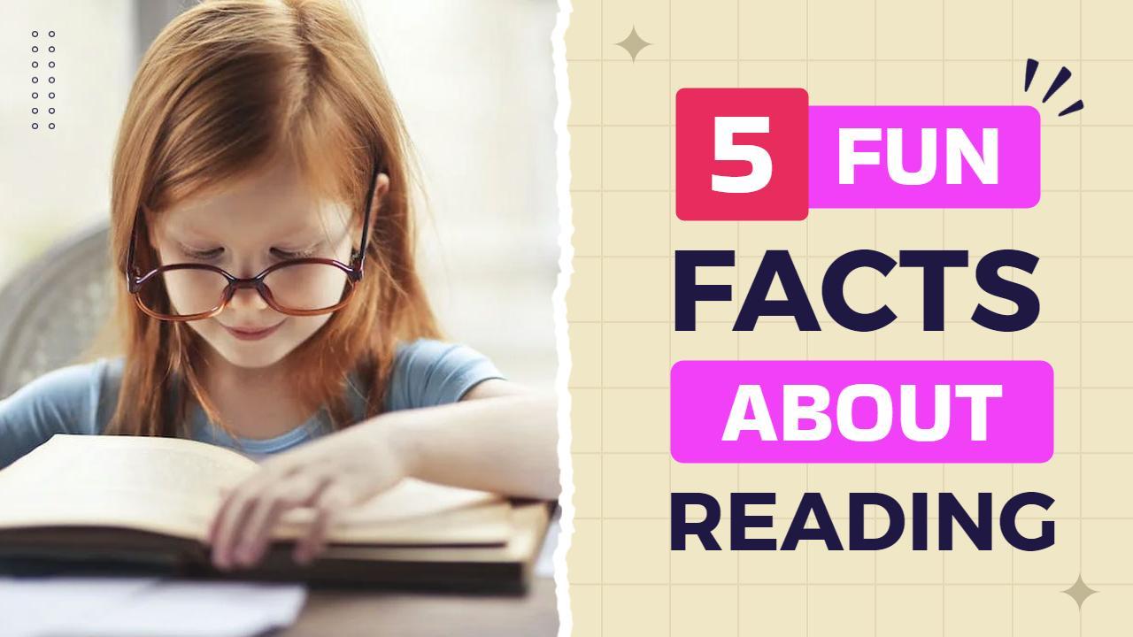 Fun Facts About Reading Learning YouTube Thumbnail Template