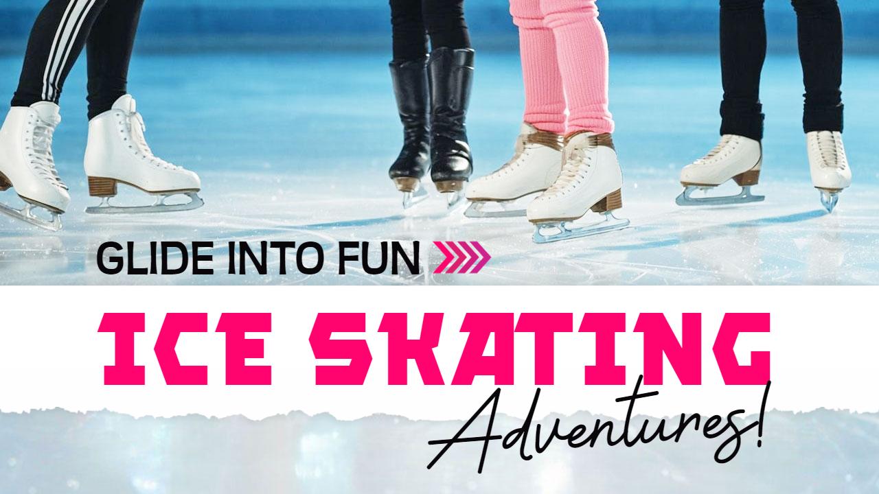 Fun Ice Skating Adventures Trending YouTube Thumbnail Template