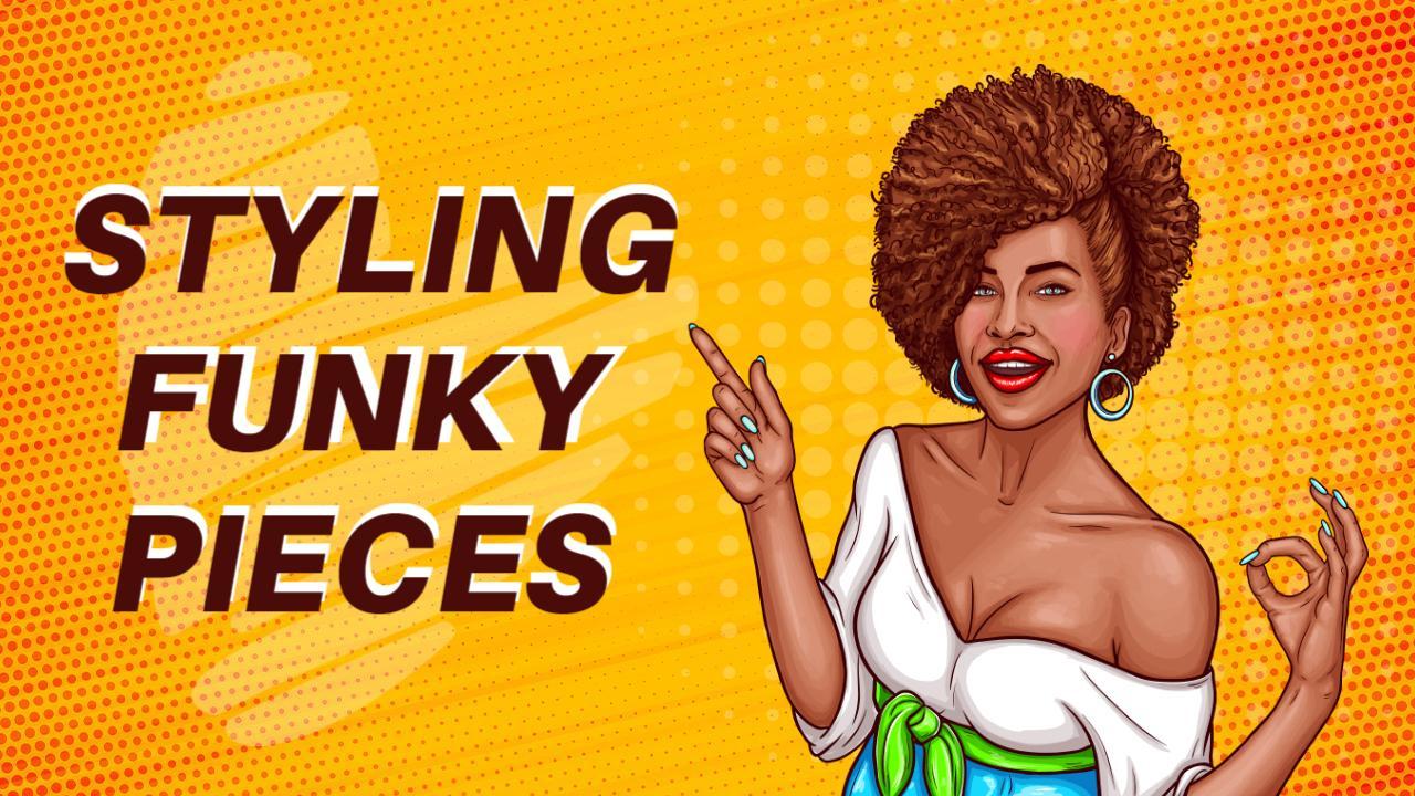 Funky Fashion Styling Comic YouTube Thumbnail Template