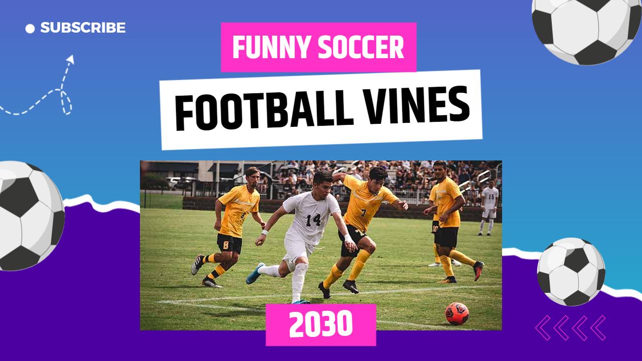 Funny Soccer Football Vines Compilation YouTube Thumbnail Template
