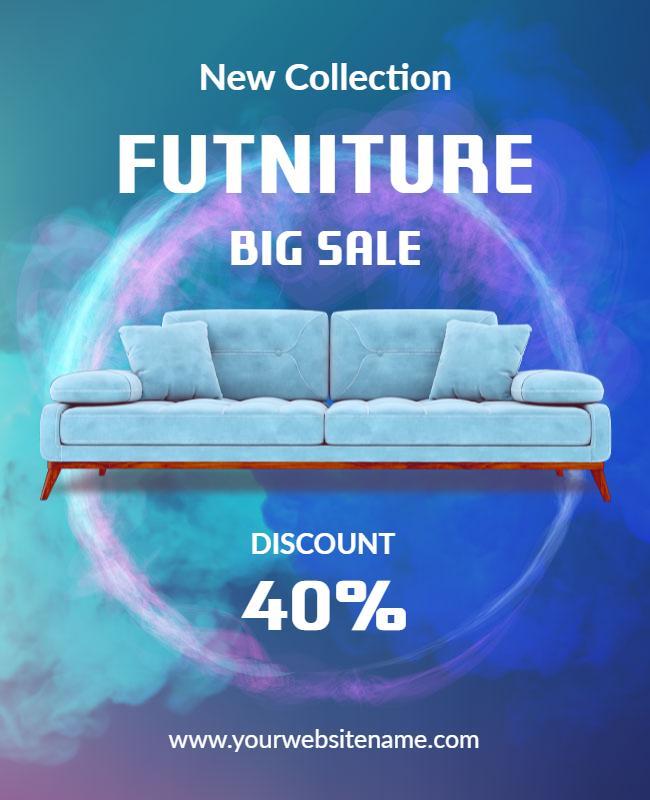 Furniture Big Sale Discount Flyer Template