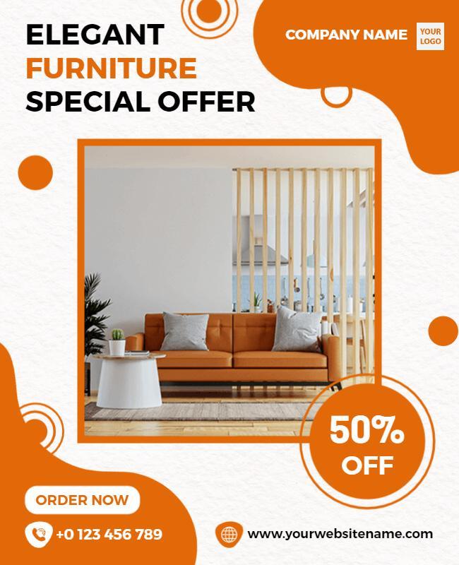 Furniture Sale Special Offer Flyer Template