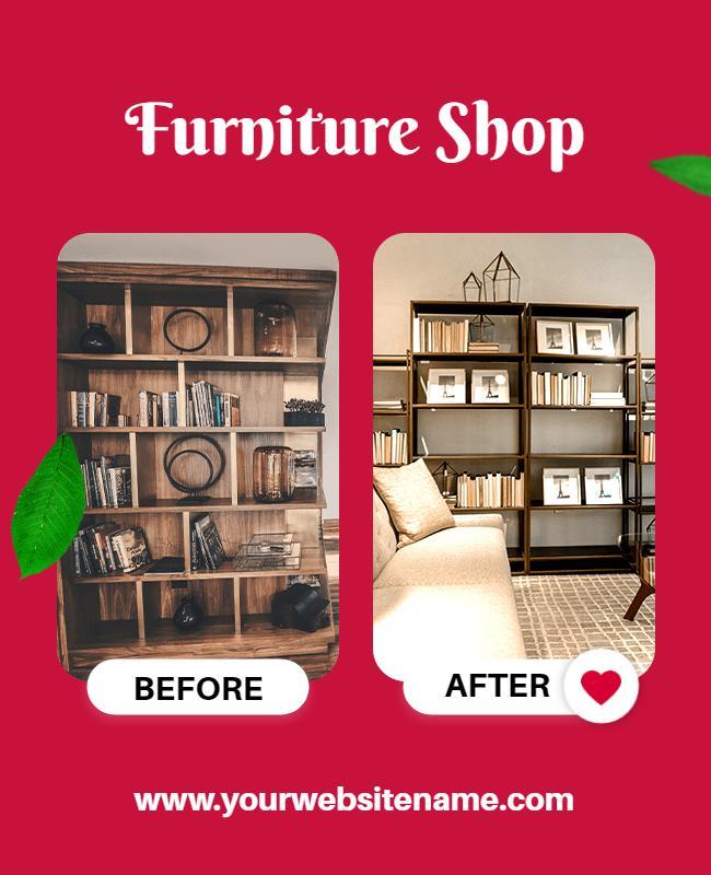 Furniture Shop Makeover Promotion Flyer Template