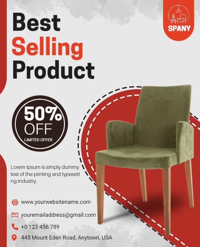 Furniture Store Sale Promotion Flyer Template