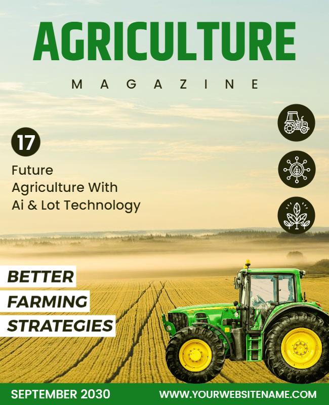 Future Agriculture Technology Expo Flyer Template