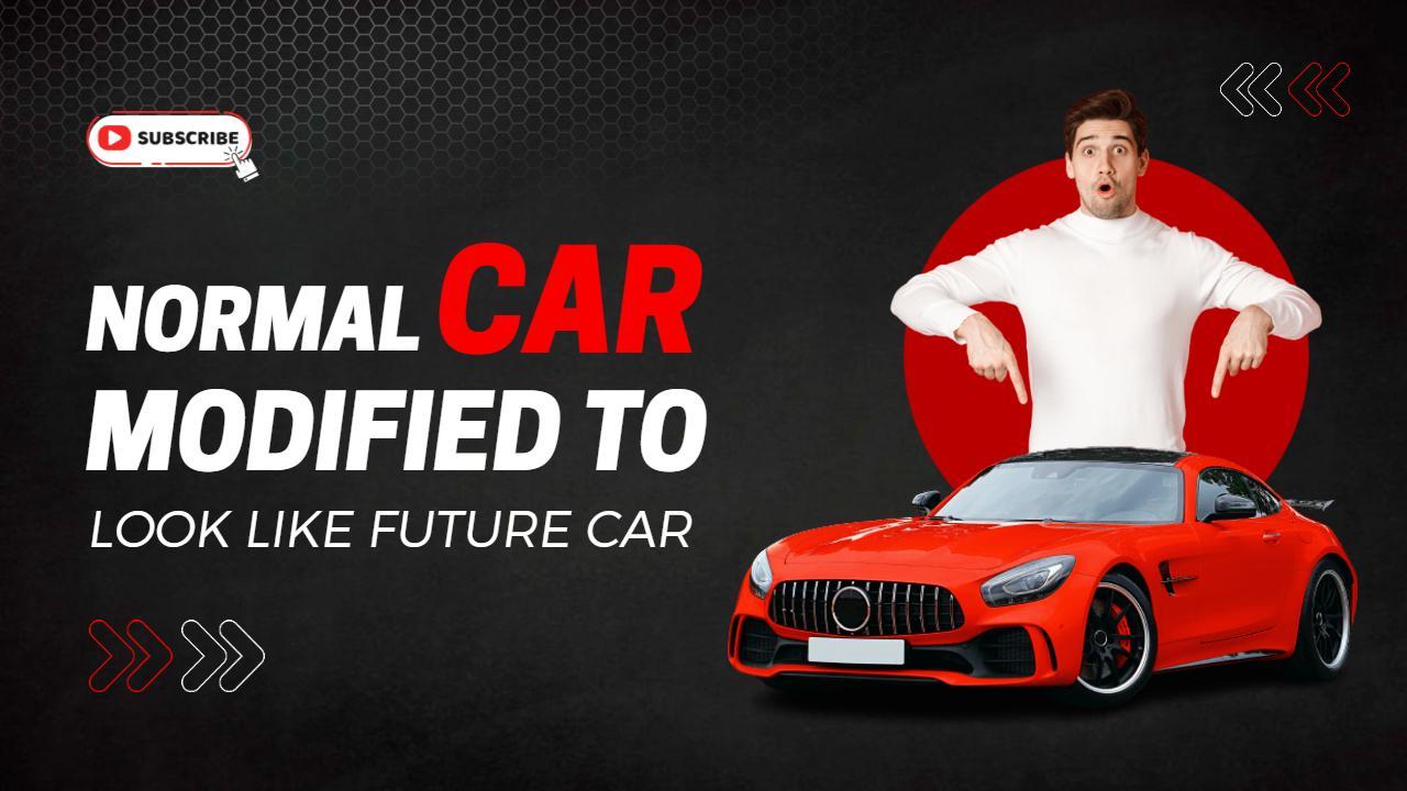 Future Car Modification Showcase YouTube Thumbnail Template