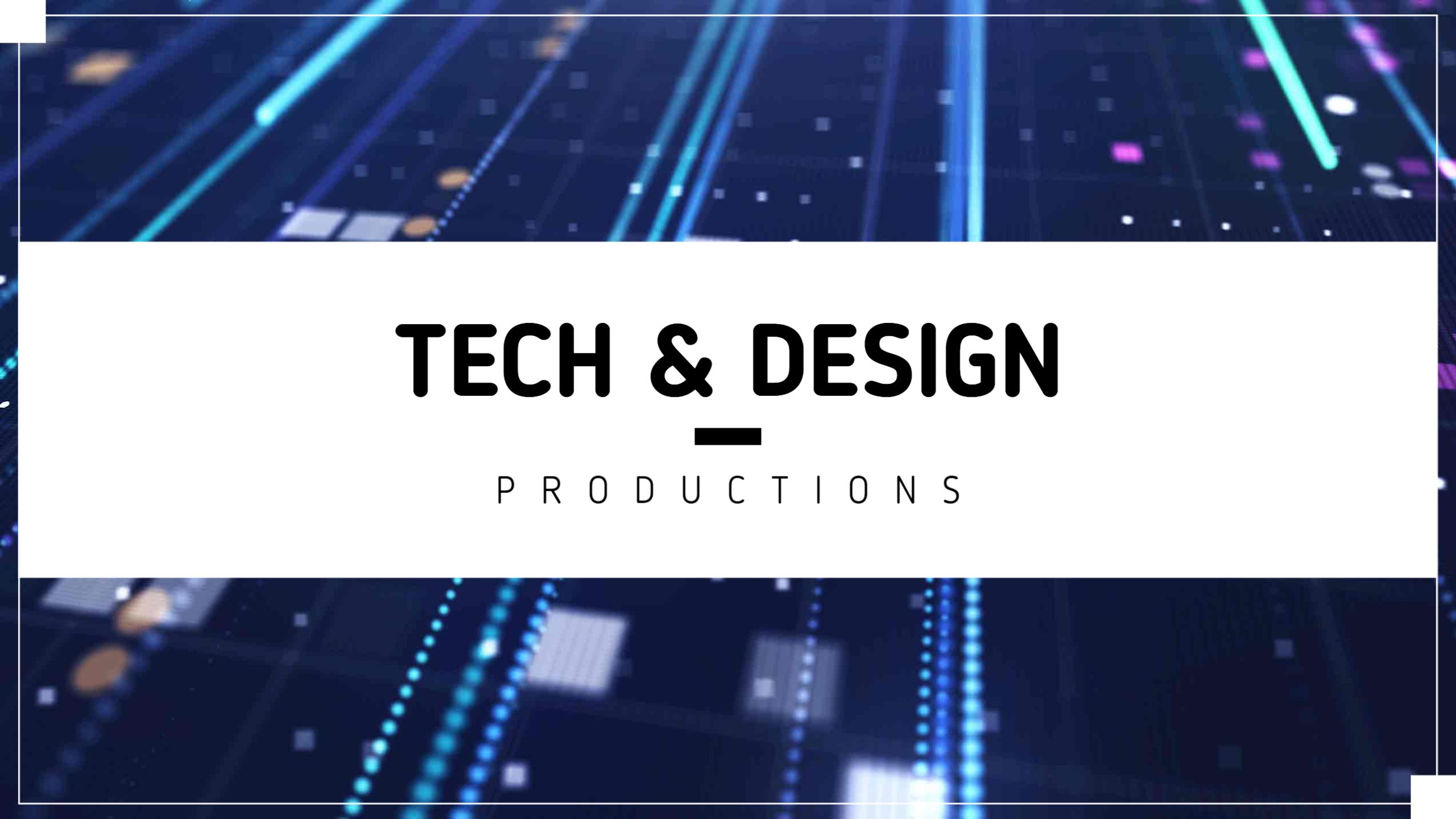 Futuristic Digital Lines and Graphics Tech & Design YouTube Banner Template