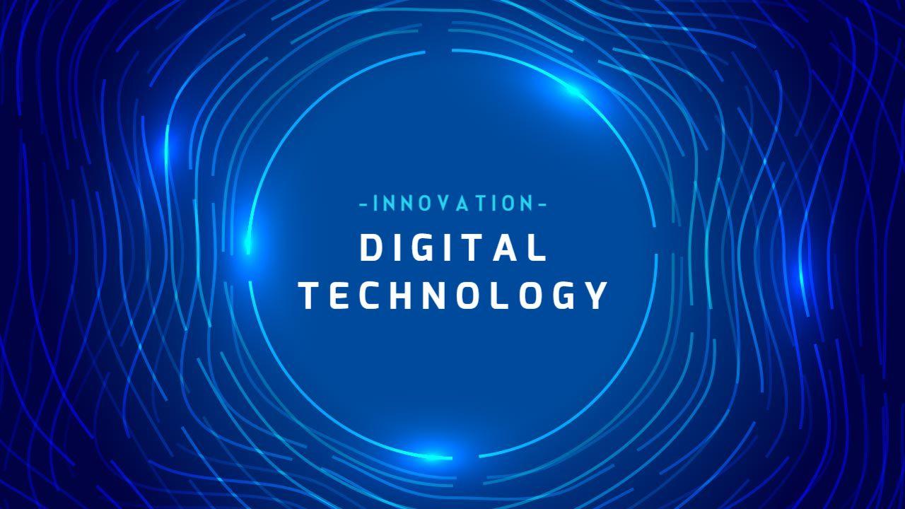 Futuristic Digital Technology Concepts YouTube Thumbnail Template