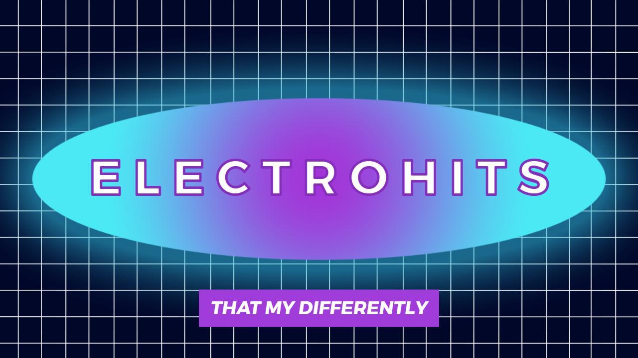 Futuristic Electro Music Vibes Technology YouTube Thumbnail Template