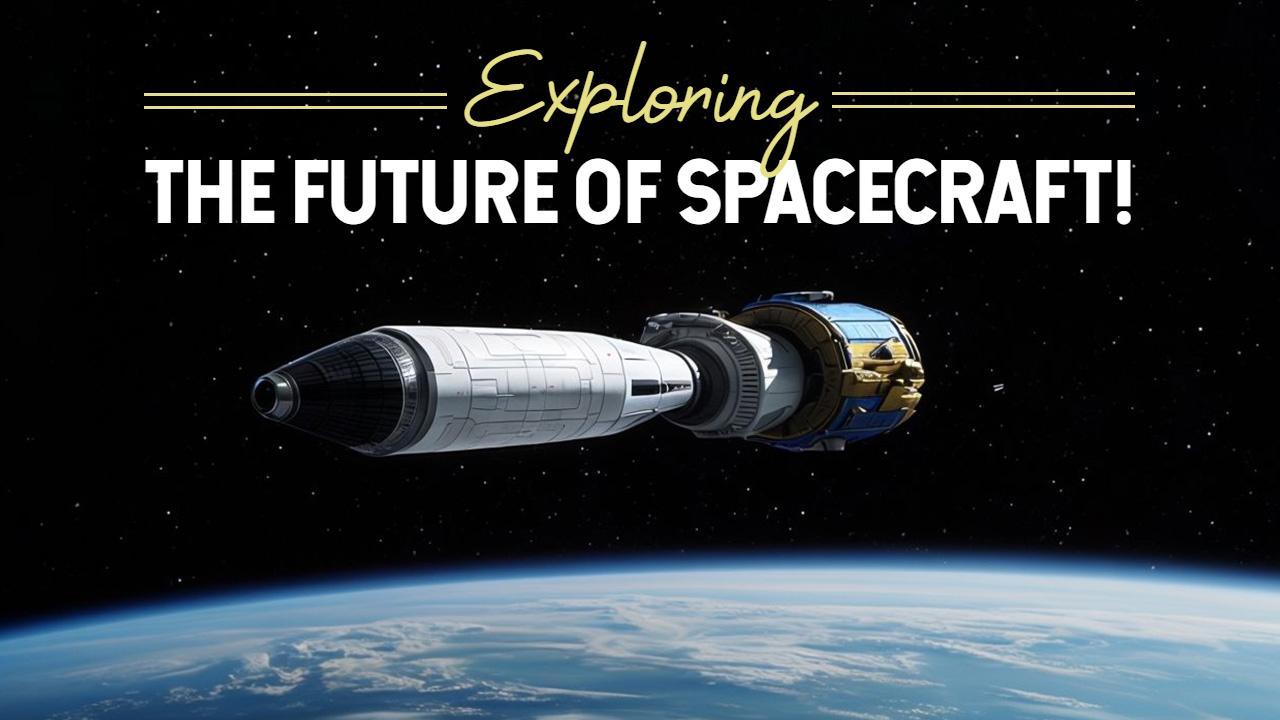 Futuristic Spacecraft Exploration Trending YouTube Thumbnail Template