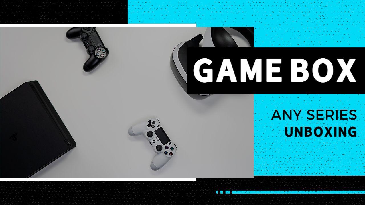 Game Console Accessories Fun Unboxing YouTube Thumbnail Template