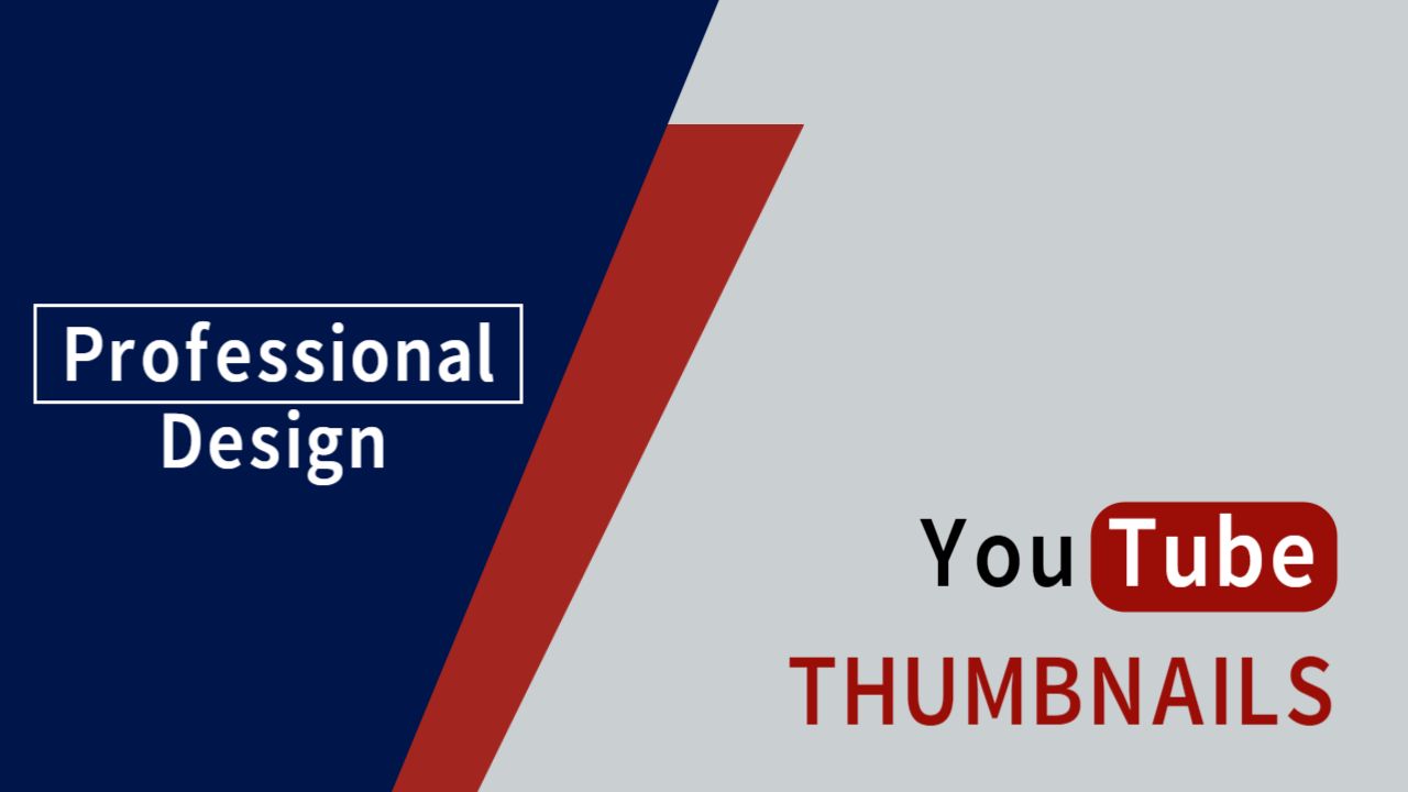 Geometric Pattern Professional Abstract YouTube Thumbnail Template