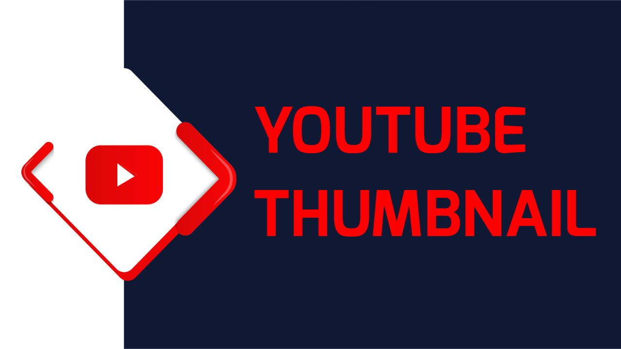 Geometric Shapes Colorful Abstract YouTube Thumbnail Template