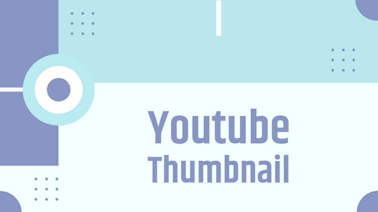 Geometric Shapes Cool Pattern Abstract YouTube Thumbnail Template