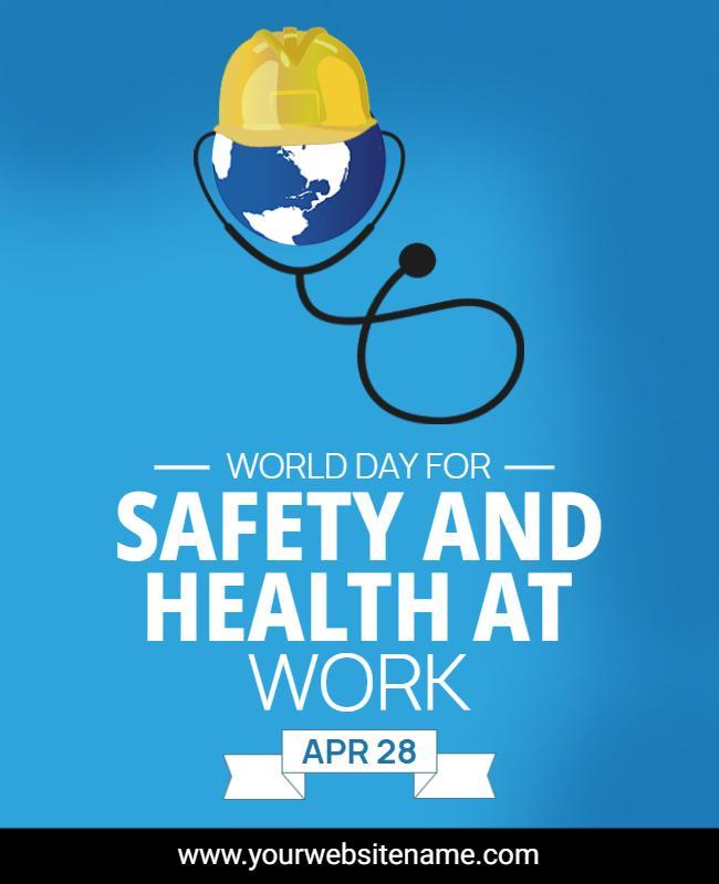 Global Health and Safety Day Flyer Template