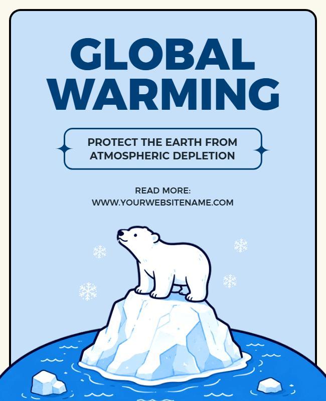 Global Warming Awareness Poster Template