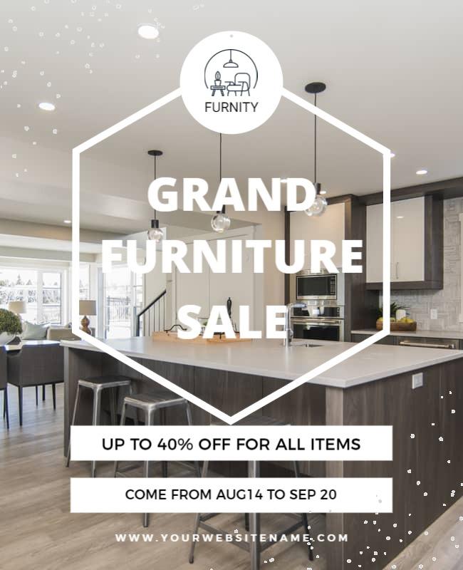 Grand Home Furniture Sale Flyer Template