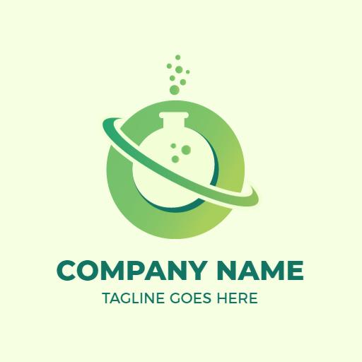 Green Chemistry Experiment Representing Oxygen Purity Logo Template