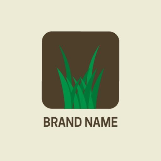 Green Grass Design Showcasing Expert Lawn Care Services Logo Template