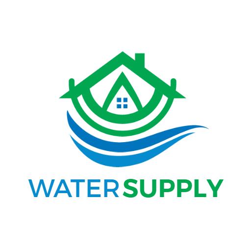 Green House Symbolizing Effective Water Supply Solutions Logo Template