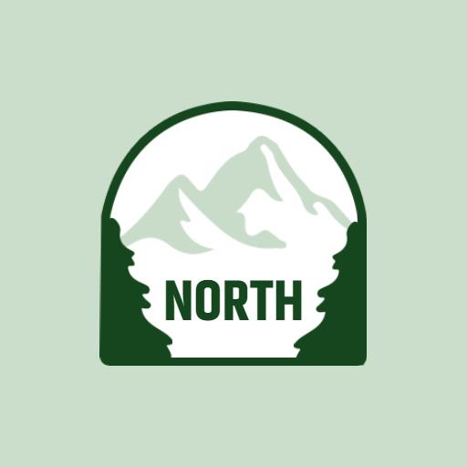 Green Mountain Landscape Emphasizing the North Logo Template