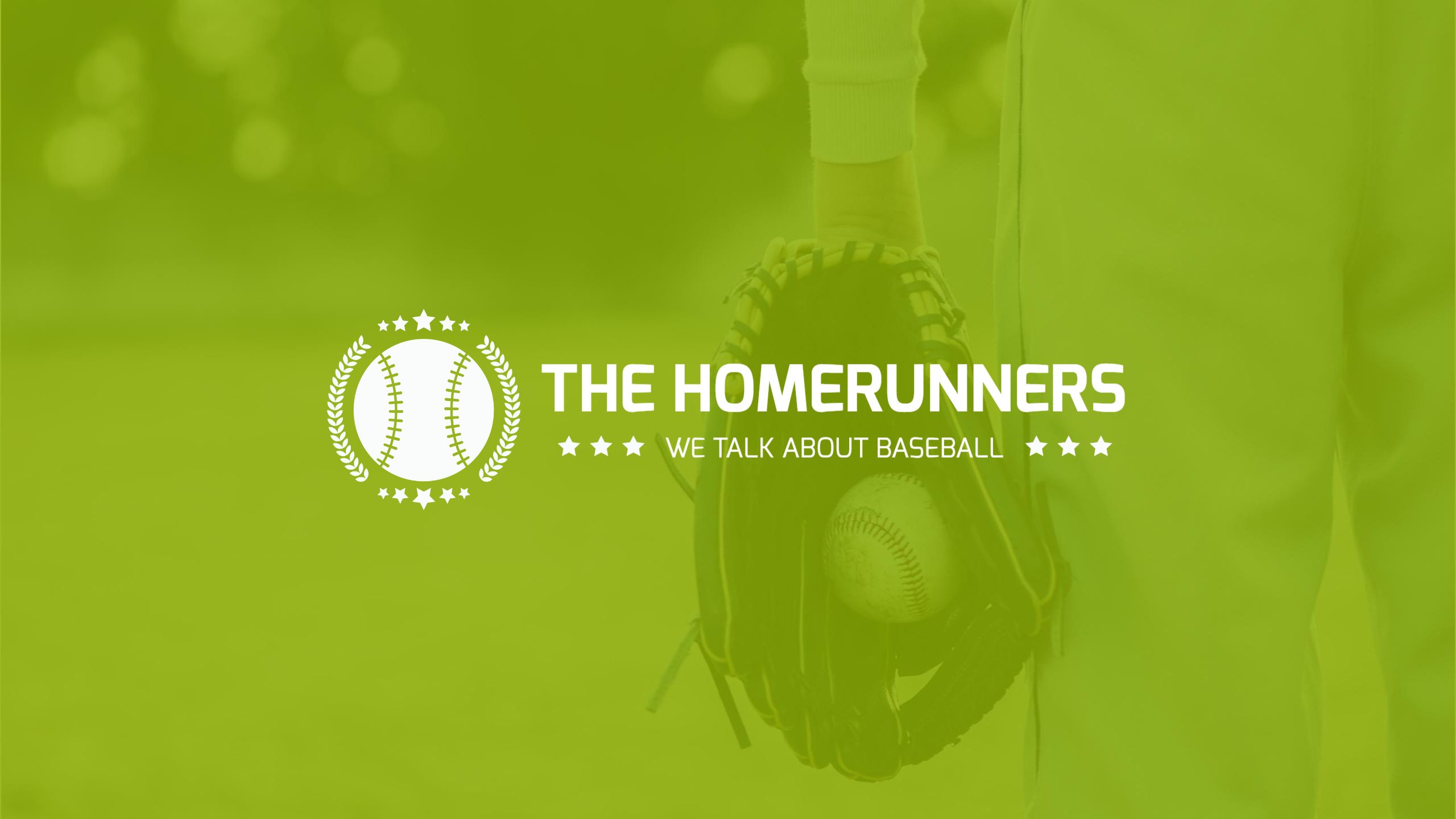 Green Themed Baseball Discussion YouTube Channel Banner Template
